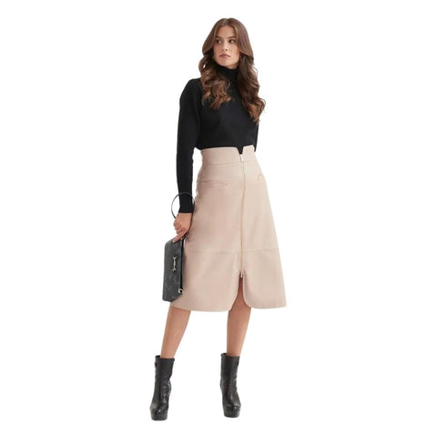 Dolcevita con profili a coste Nero ALVIERO MARTINI- Francavilla Moda